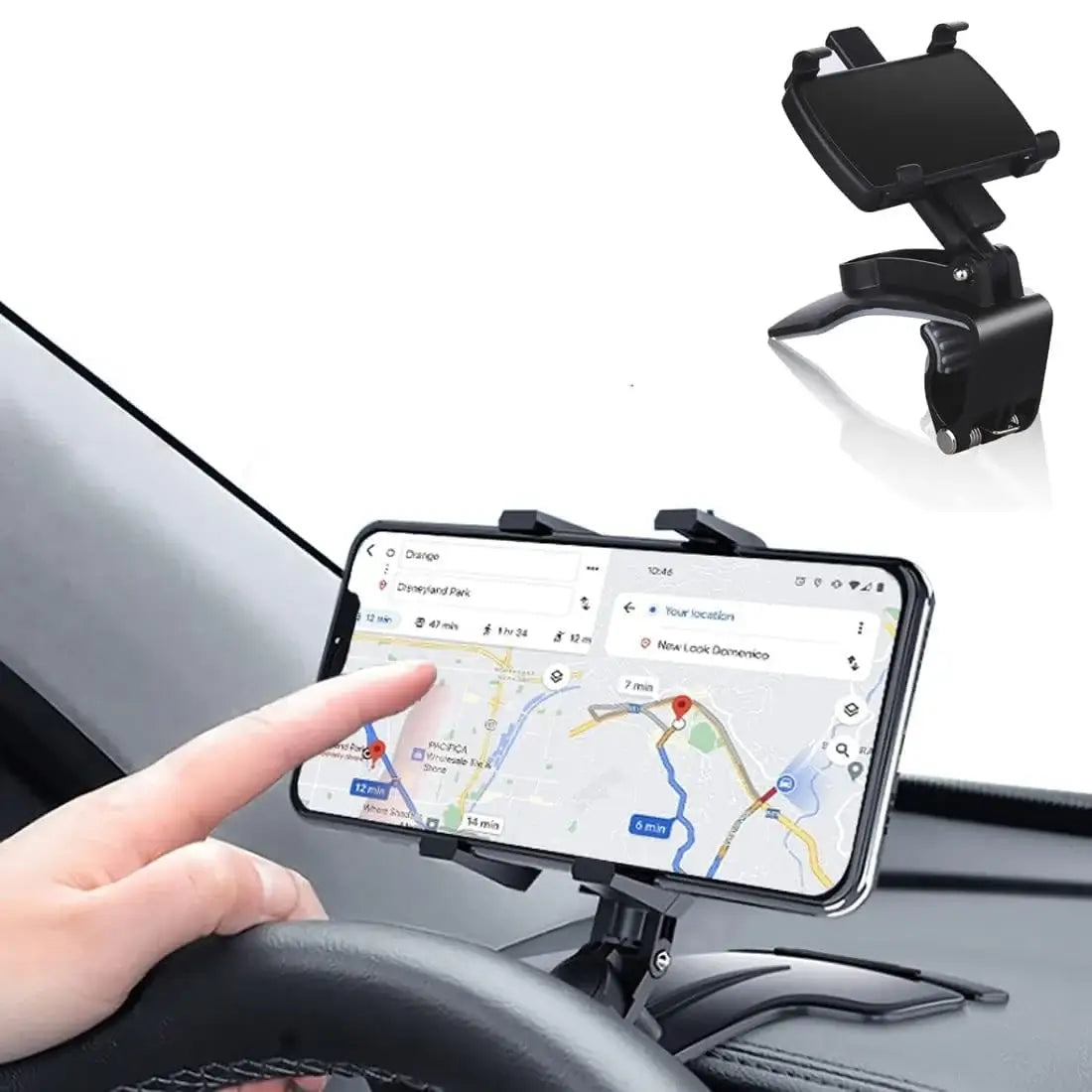 360° Car Phone Holder | Universal Dashboard Phone Mount