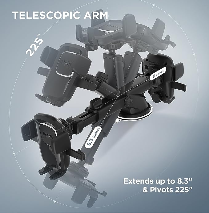 One Touch Car Phone Mount