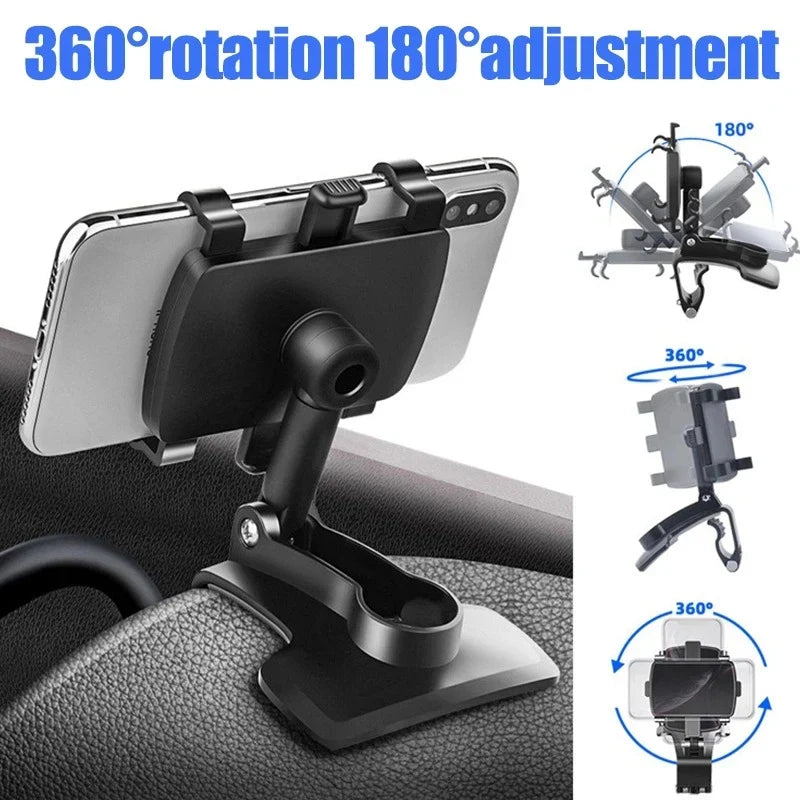 360° Car Phone Holder | Universal Dashboard Phone Mount