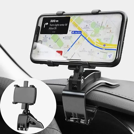 360° Car Phone Holder | Universal Dashboard Phone Mount